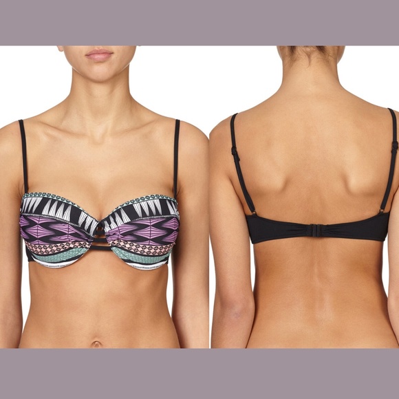 NWT Seafolly Future Tribe Bustier Bikini Top 10, 4 - Picture 1 of 7